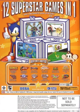 Sega Superstars box cover back